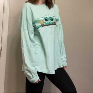 Disney Parks Mandalorian Baby Yoda Spirit Jersey